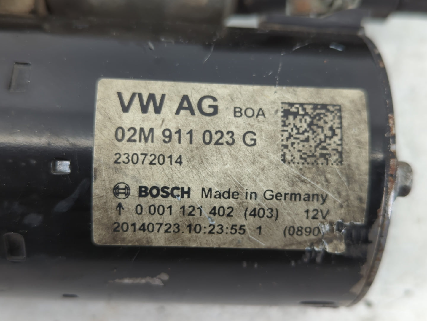 2012-2018 Volkswagen Jetta Car Starter Motor Solenoid OEM P/N:02M 911 023 G Fits Fits 2011 2012 2013 2014 2015 2016 2017 201