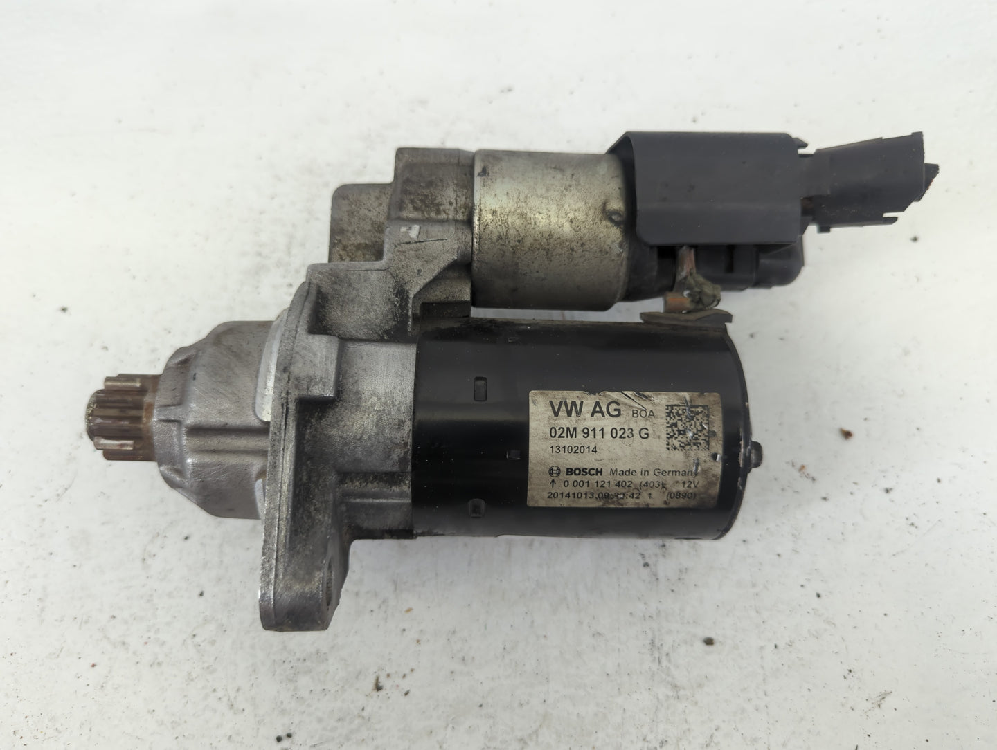2006-2016 Volkswagen Jetta Car Starter Motor Solenoid OEM P/N:02M 911 023 G Fits OEM Used Auto Parts - Oemusedautoparts1.com