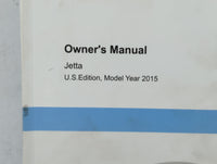 2015 Volkswagen Jetta Owners Manual Book Guide P/N:1525U1JT623 OEM Used Auto Parts - Oemusedautoparts1.com