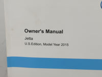 2015 Volkswagen Jetta Owners Manual Book Guide P/N:1525U1JT623 OEM Used Auto Parts - Oemusedautoparts1.com