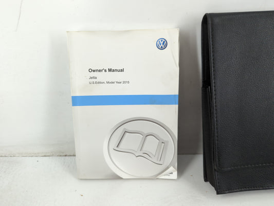 2015 Volkswagen Jetta Owners Manual Book Guide P/N:1525U1JT623 OEM Used Auto Parts