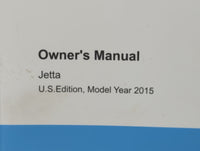 2015 Volkswagen Jetta Owners Manual Book Guide P/N:1525U1JT623 OEM Used Auto Parts - Oemusedautoparts1.com