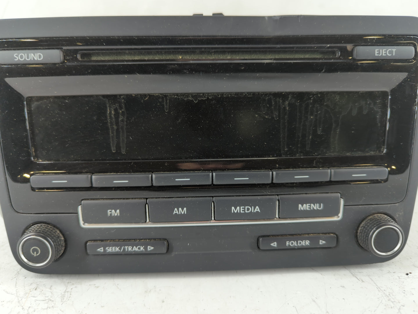 2015-2017 Volkswagen Jetta Radio AM FM Cd Player Receiver Replacement P/N:1K0 035 164 H Fits Fits 2014 2015 2016 2017 OEM Us