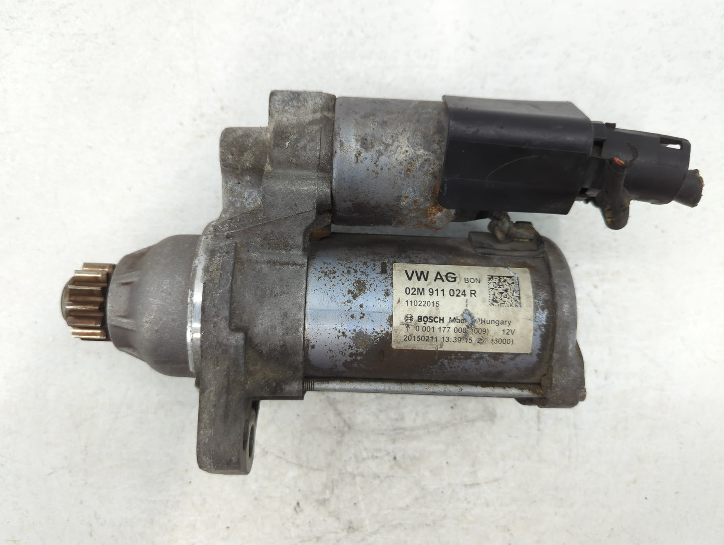 2014 Volkswagen Jetta Car Starter Motor Solenoid OEM P/N:20150211 02M 911 024 R Fits Fits 2015 2016 2017 2018 2019 2020 2021
