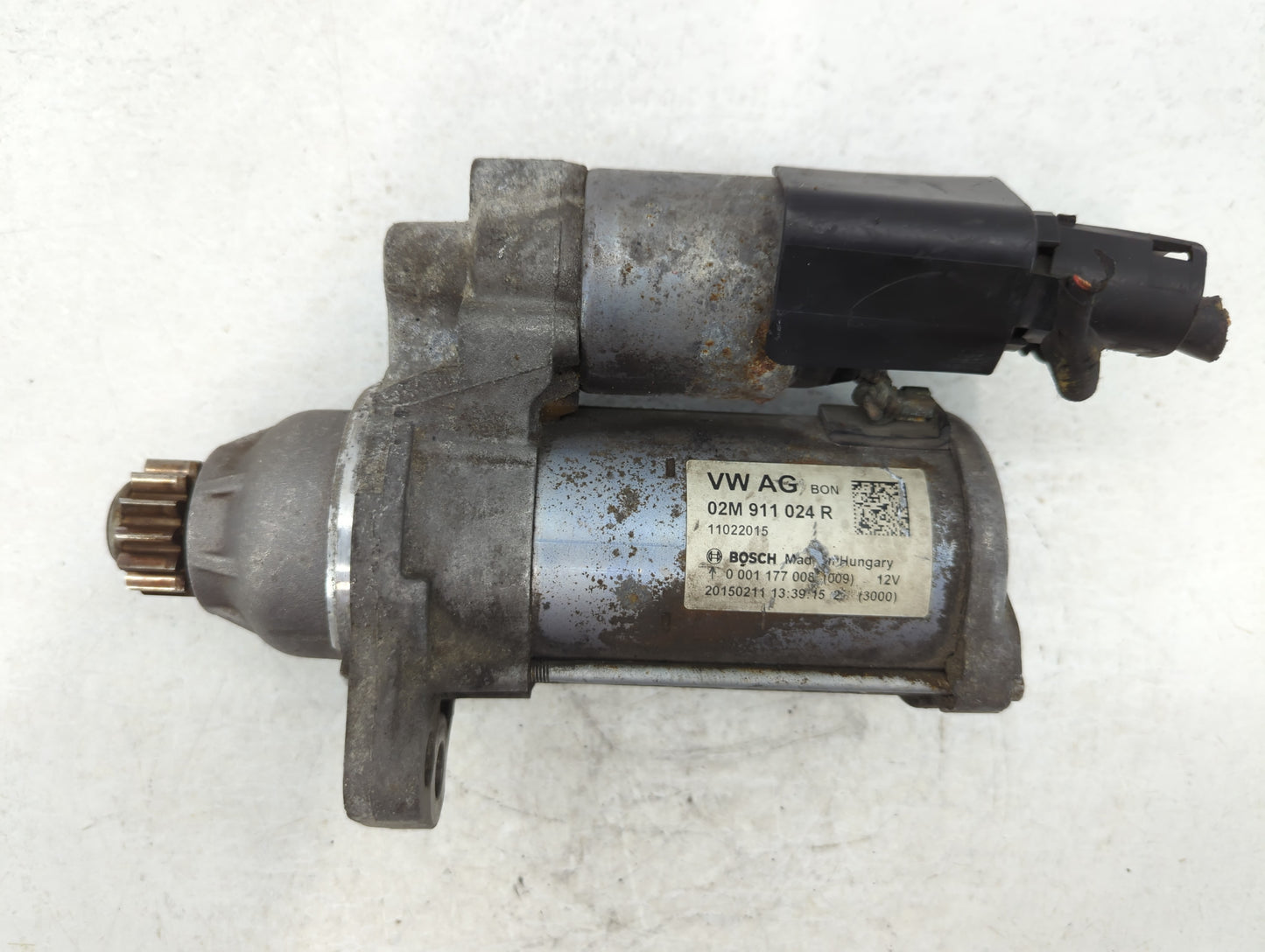2014 Volkswagen Jetta Car Starter Motor Solenoid OEM P/N:20150211 02M 911 024 R Fits Fits 2015 2016 2017 2018 2019 2020 2021
