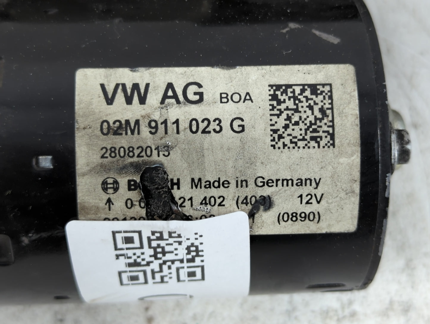 2012-2016 Volkswagen Jetta Car Starter Motor Solenoid OEM P/N:02M 911 023 G Fits Fits 2012 2013 2014 2015 2016 2018 OEM Used