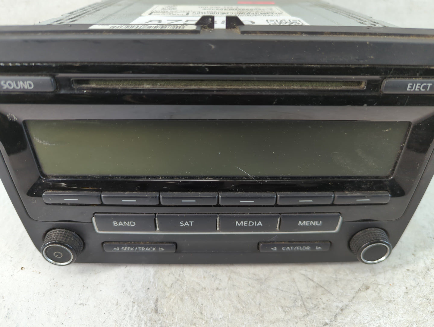 2012-2017 Volkswagen Jetta Radio AM FM Cd Player Receiver Replacement P/N:1K0 035 164 J Fits Fits 2012 2013 2014 2015 2016 2