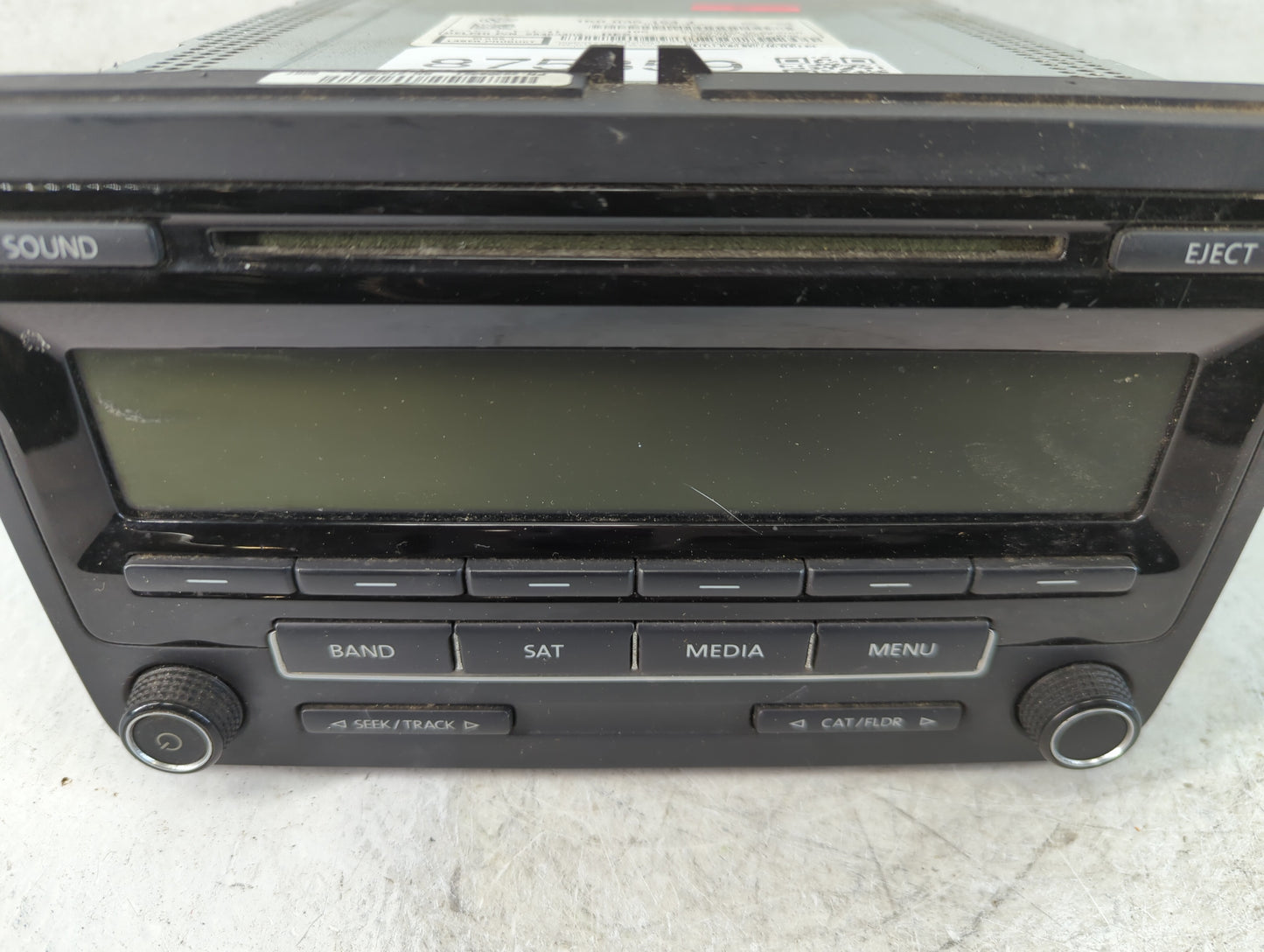 2012-2017 Volkswagen Jetta Radio AM FM Cd Player Receiver Replacement P/N:1K0 035 164 J Fits Fits 2012 2013 2014 2015 2016 2
