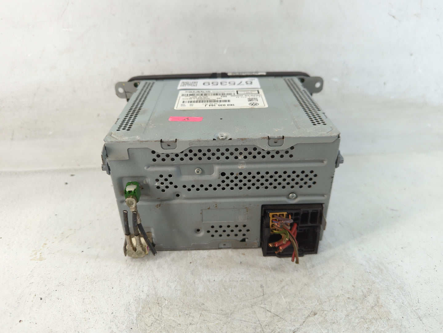 2012-2017 Volkswagen Jetta Radio AM FM Cd Player Receiver Replacement P/N:1K0 035 164 J Fits Fits 2012 2013 2014 2015 2016 2