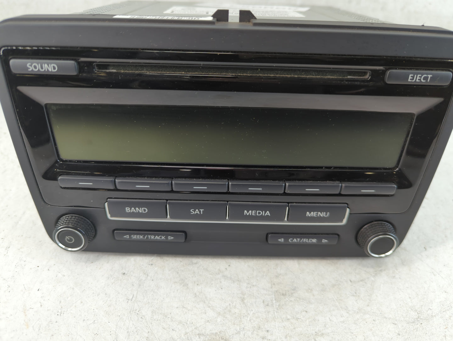 2015-2017 Volkswagen Jetta Radio AM FM Cd Player Receiver Replacement P/N:1K0 035 164 J Fits Fits 2015 2016 2017 OEM Used Au