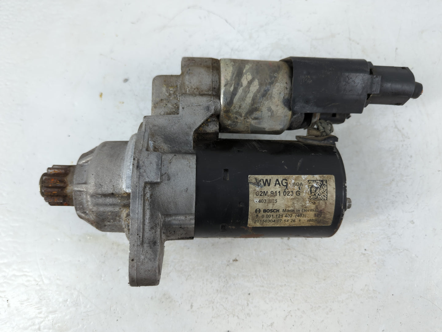 2006-2016 Volkswagen Jetta Car Starter Motor Solenoid OEM P/N:20150304 02M 911 023 G Fits OEM Used Auto Parts - Oemusedautop