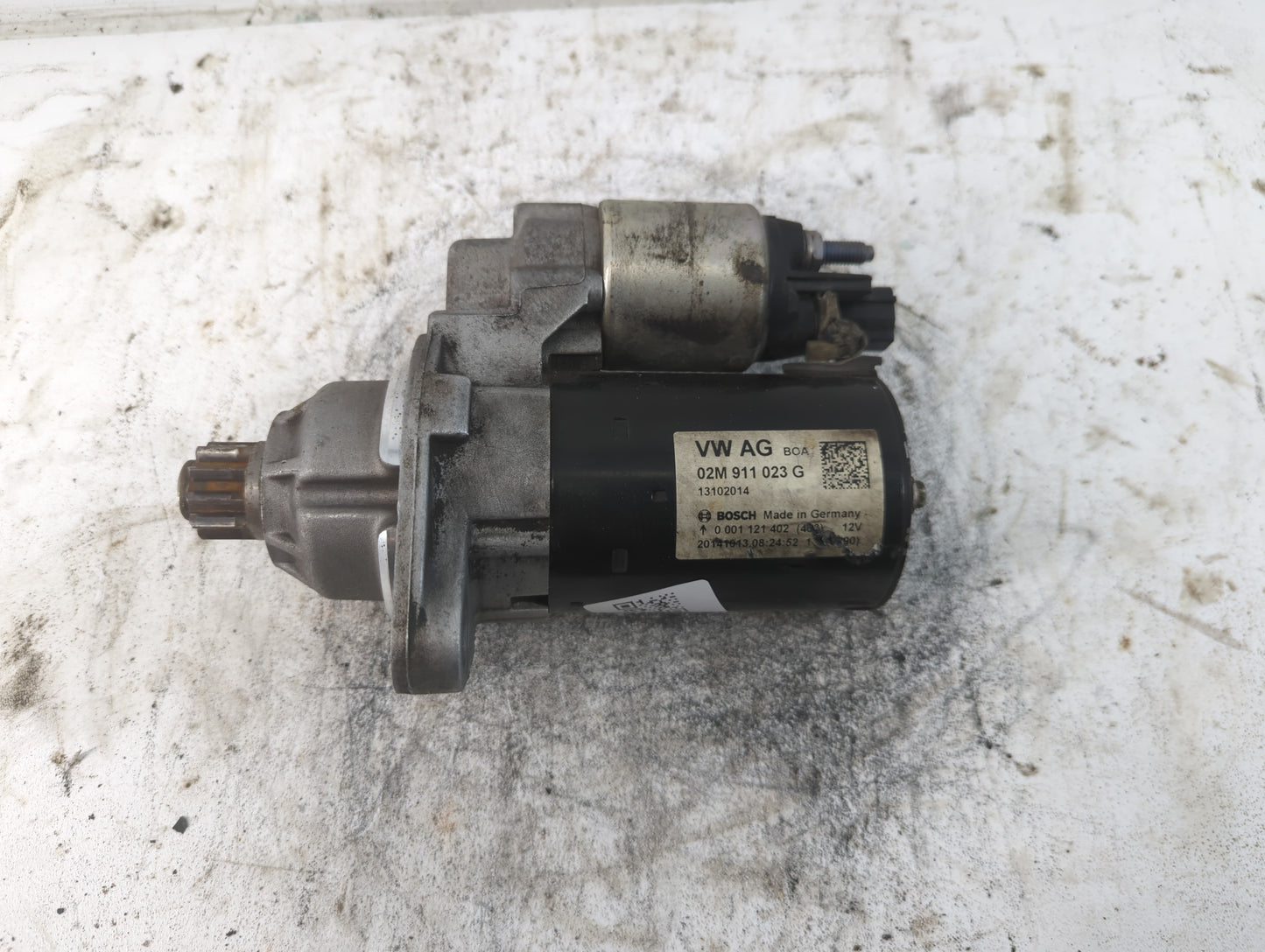 2012-2016 Volkswagen Jetta Car Starter Motor Solenoid OEM P/N:02M 911 023 G Fits Fits 2012 2013 2014 2015 2016 2018 OEM Used