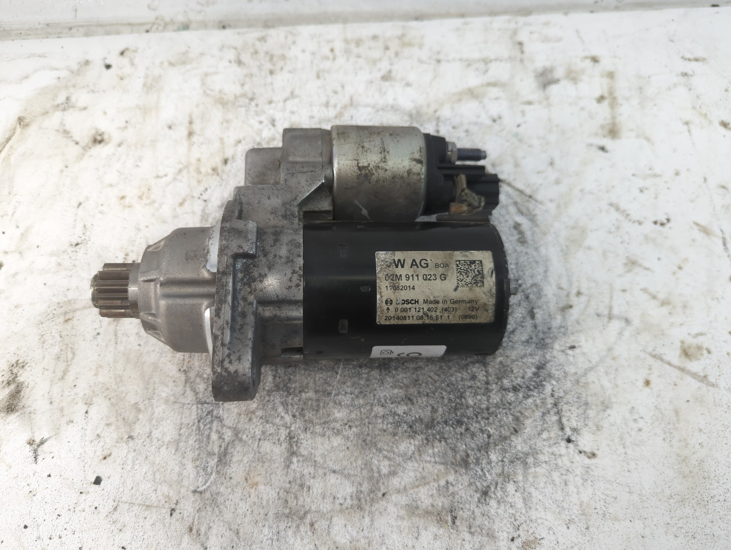 2012-2016 Volkswagen Jetta Car Starter Motor Solenoid OEM P/N:02M 911 023 G Fits Fits 2012 2013 2014 2015 2016 2018 OEM Used