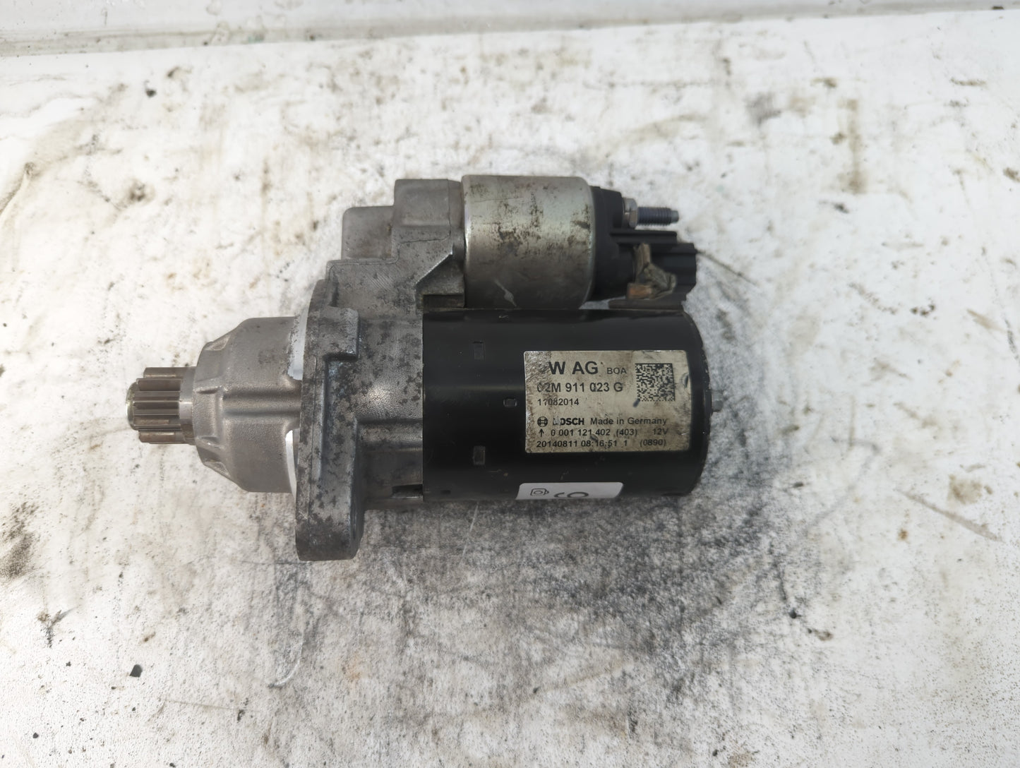 2012-2016 Volkswagen Jetta Car Starter Motor Solenoid OEM P/N:02M 911 023 G Fits Fits 2012 2013 2014 2015 2016 2018 OEM Used