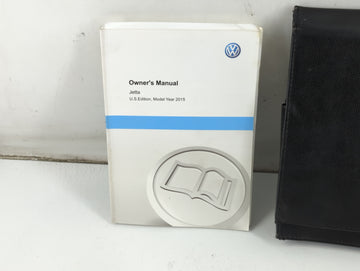 2015 Volkswagen Jetta Owners Manual Book Guide P/N:1525U1JT623 OEM Used Auto Parts
