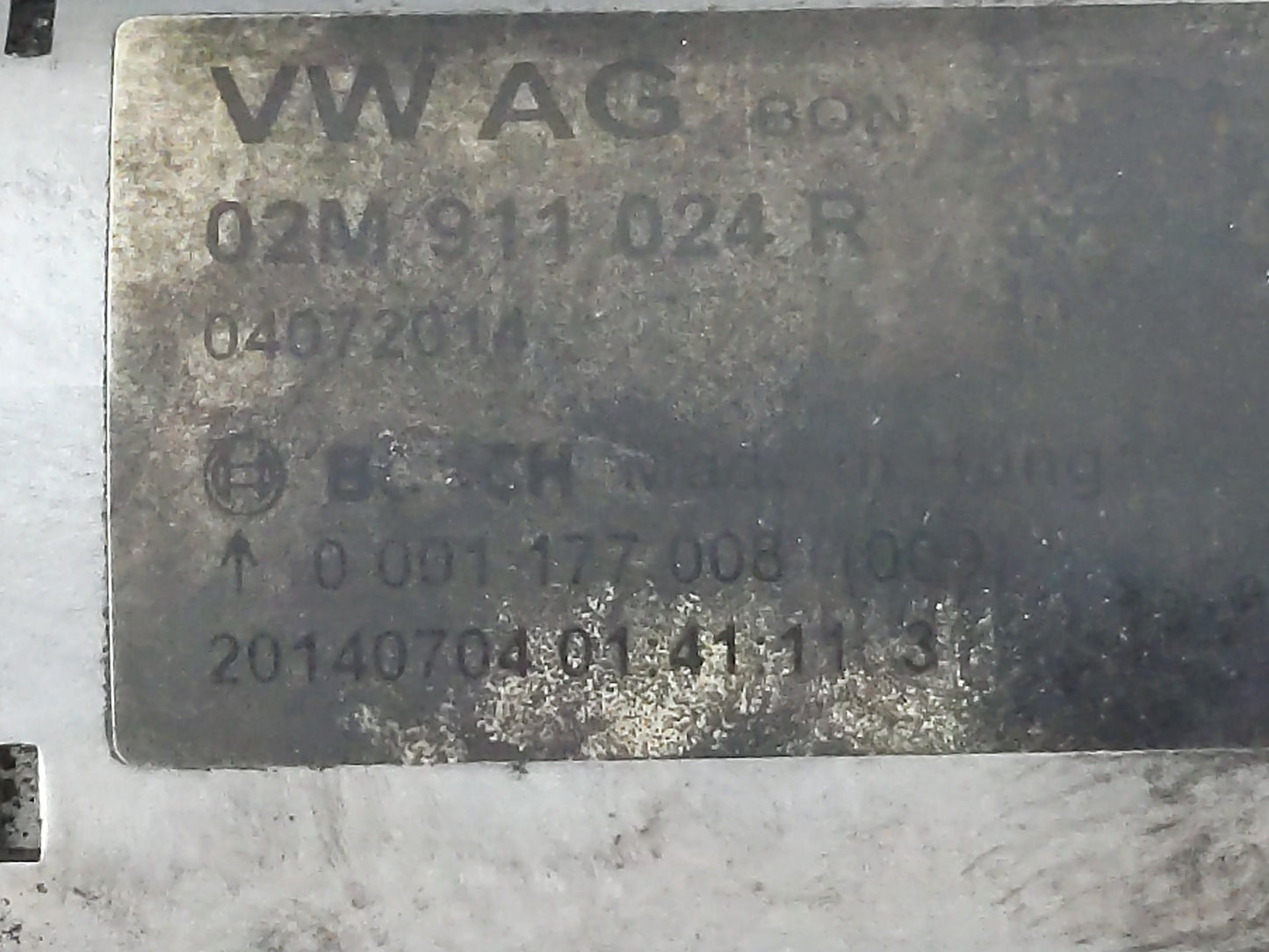 2014-2020 Volkswagen Passat Car Starter Motor Solenoid OEM P/N:02M 911 024 R Fits OEM Used Auto Parts - Oemusedautoparts1.co