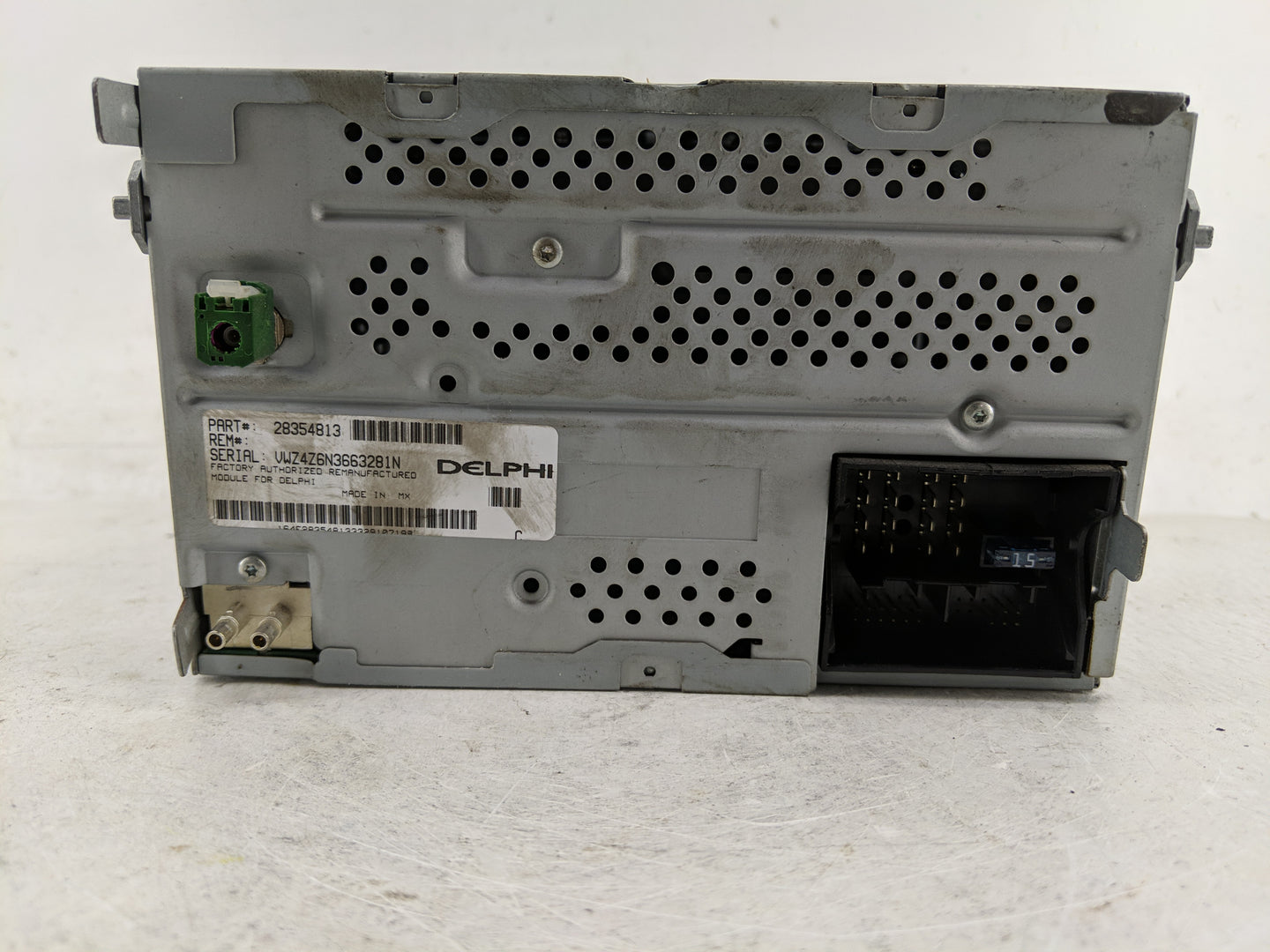 2012-2015 Volkswagen Passat Radio AM FM Cd Player Receiver Replacement P/N:28354813 Fits Fits 2010 2011 2012 2013 2014 2015 