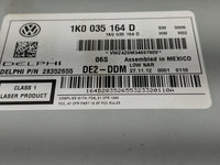 2012-2015 Volkswagen Passat Radio AM FM Cd Player Receiver Replacement P/N:1K0 035 164 D 1K0 035 164 F Fits OEM Used Auto Pa
