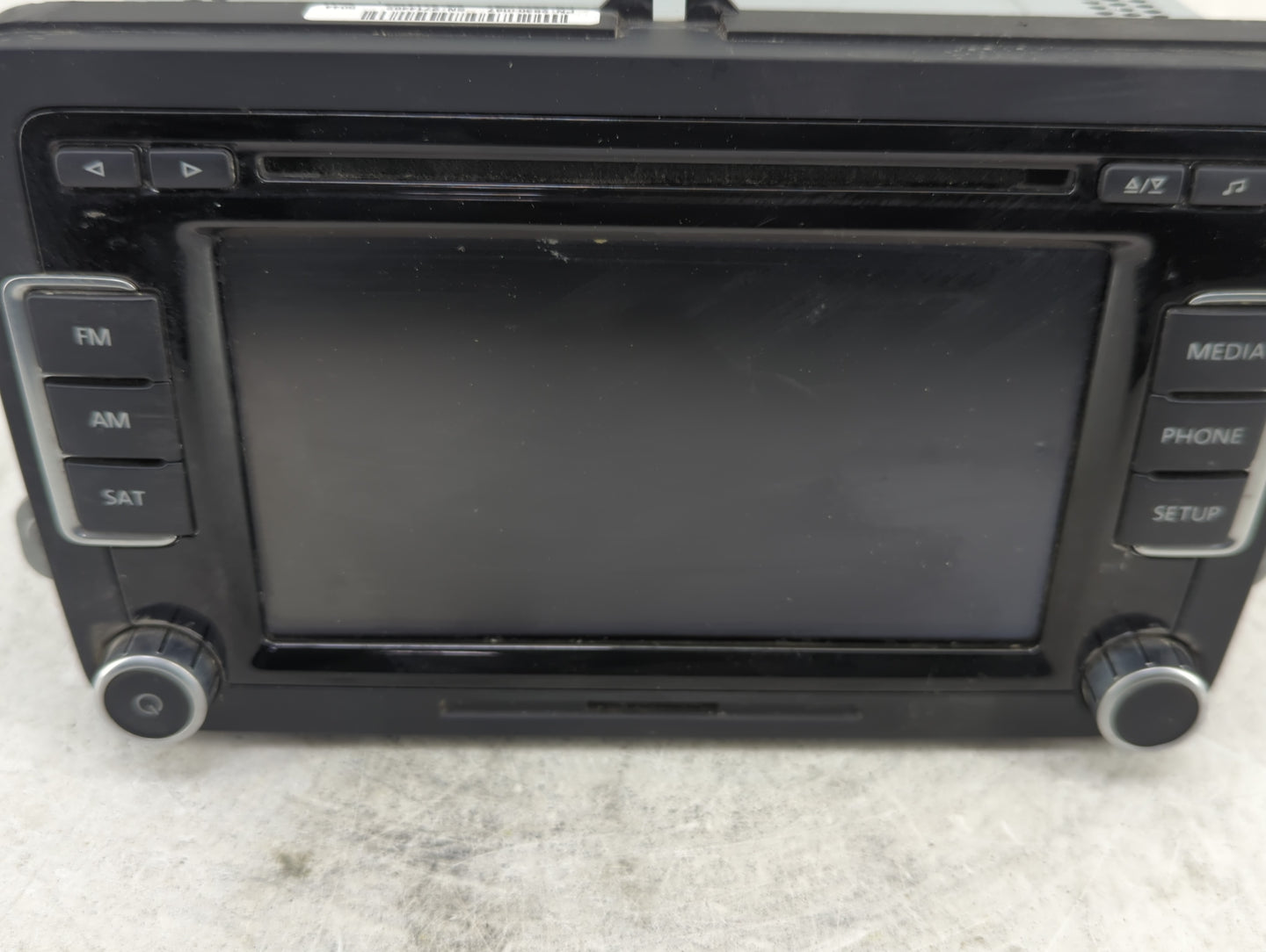 2013-2015 Volkswagen Passat Radio AM FM Cd Player Receiver Replacement P/N:1K0 035 188 F Fits Fits 2013 2014 2015 2016 2017 