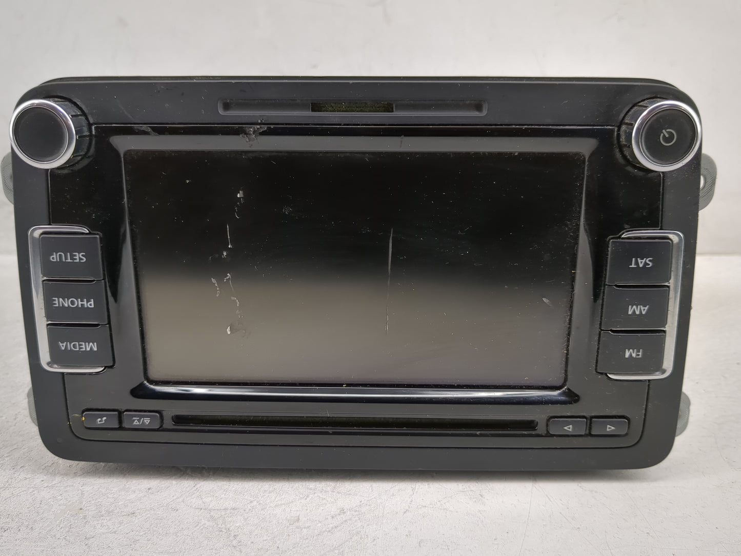 2012-2015 Volkswagen Passat Radio AM FM Cd Player Receiver Replacement P/N:1K0 035 188 F 1K0 035 164 F Fits OEM Used Auto Pa