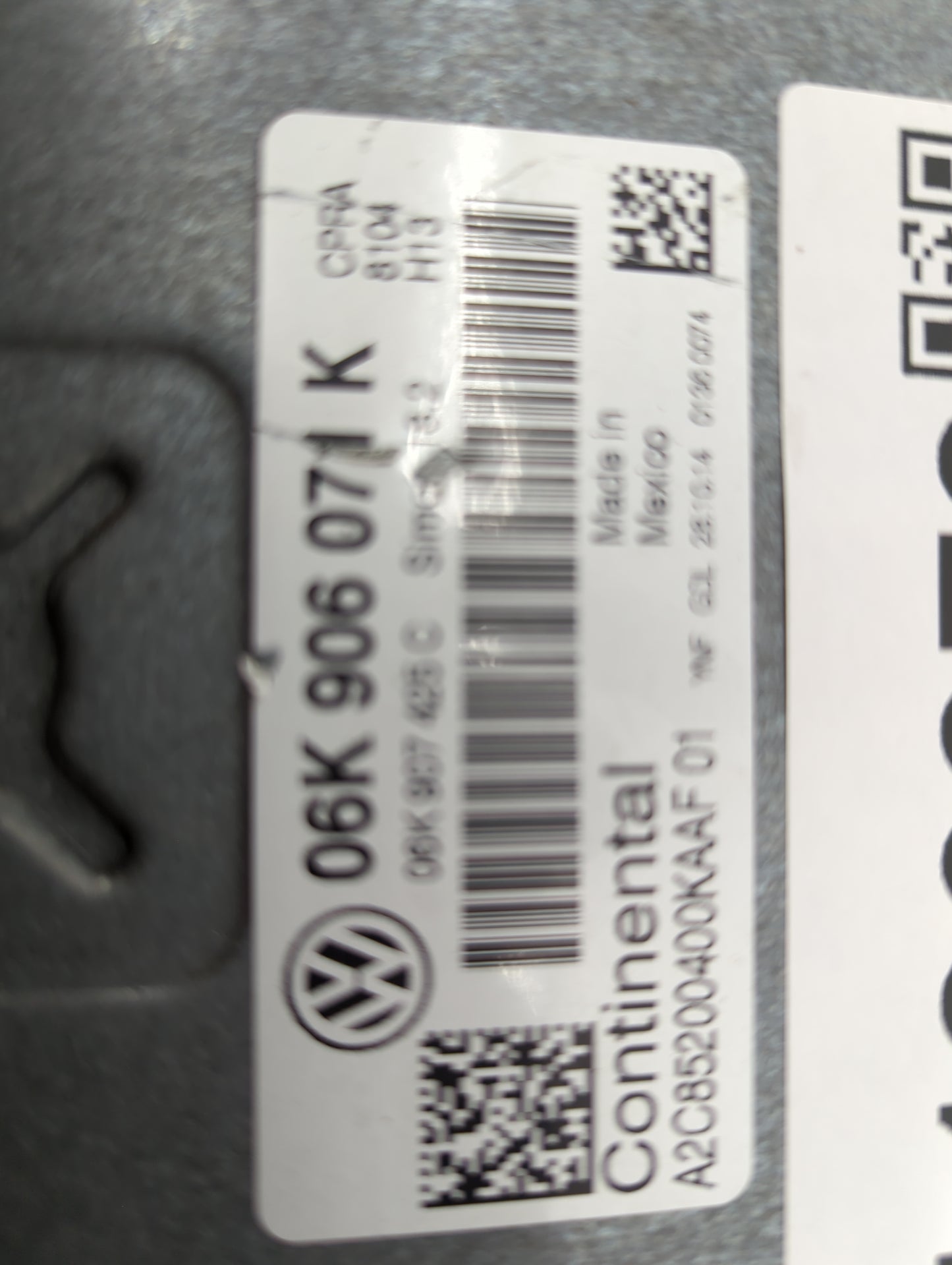 2015 Volkswagen Passat PCM Engine Control Computer ECU ECM PCU OEM P/N:06K906071K A2C85200400KAAF01, 06K907425C Fits OEM Use