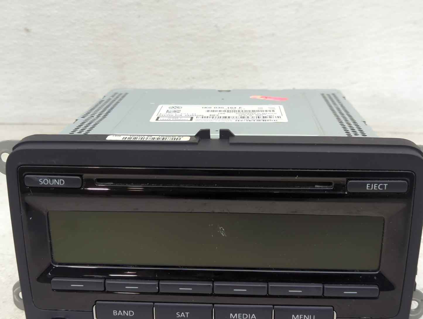 2012-2015 Volkswagen Passat Radio AM FM Cd Player Receiver Replacement P/N:1K0 035 164 F Fits Fits 2011 2012 2013 2014 2015 