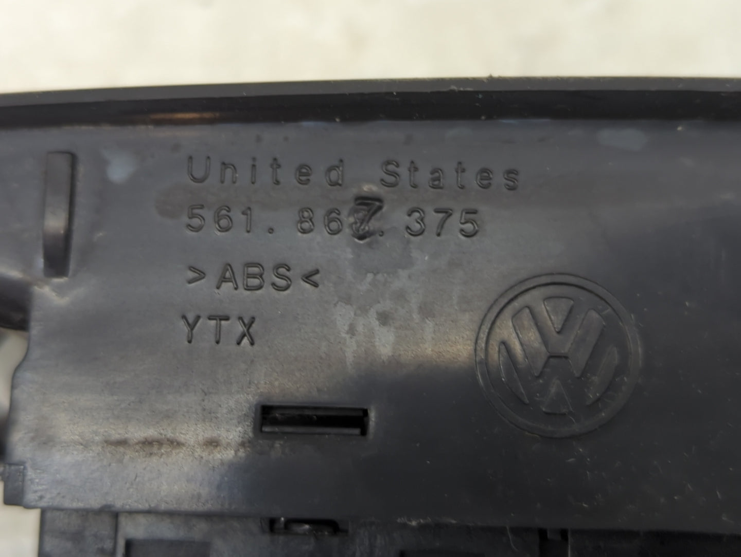 2006-2020 Volkswagen Passat Master Power Window Switch Replacement Driver Side Left P/N:561.867.375 561867375 Fits OEM Used 