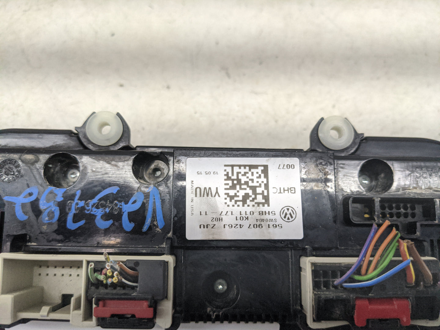 2013-2015 Volkswagen Passat Climate Control Module Temperature AC/Heater Replacement P/N:5619074263ZJU 5HB01117711 Fits OEM 