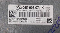 2015 Volkswagen Passat PCM Engine Control Computer ECU ECM PCU OEM P/N:06K 906 071 K Fits OEM Used Auto Parts - Oemusedautop