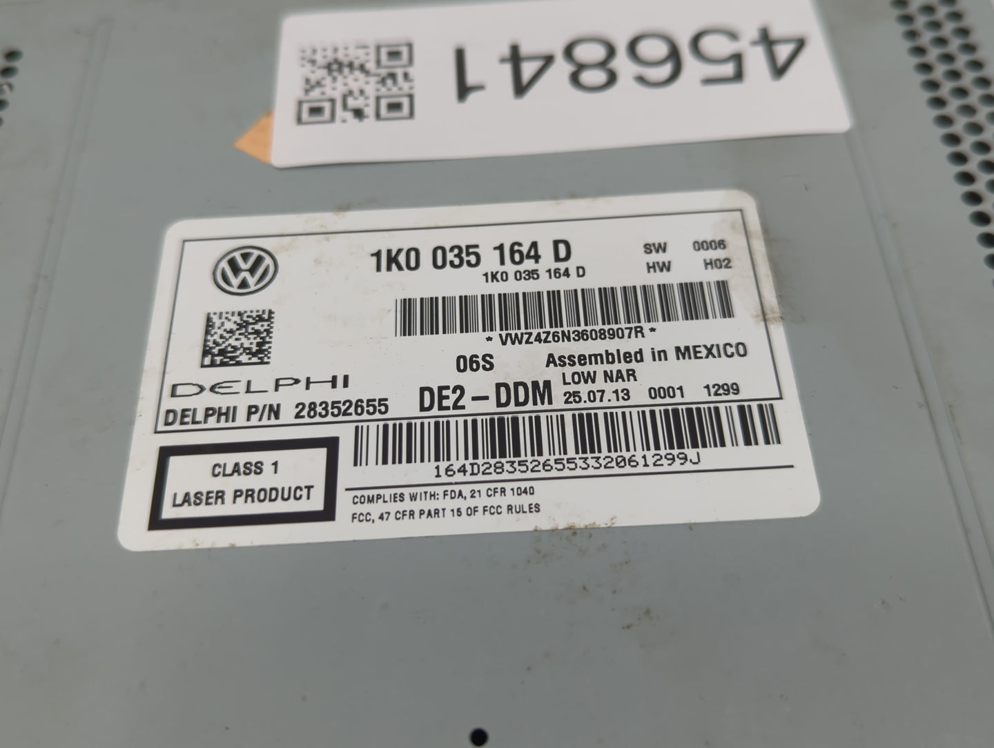 2012-2015 Volkswagen Passat Am Fm Cd Player Radio Receiver - Oemusedautoparts1.com