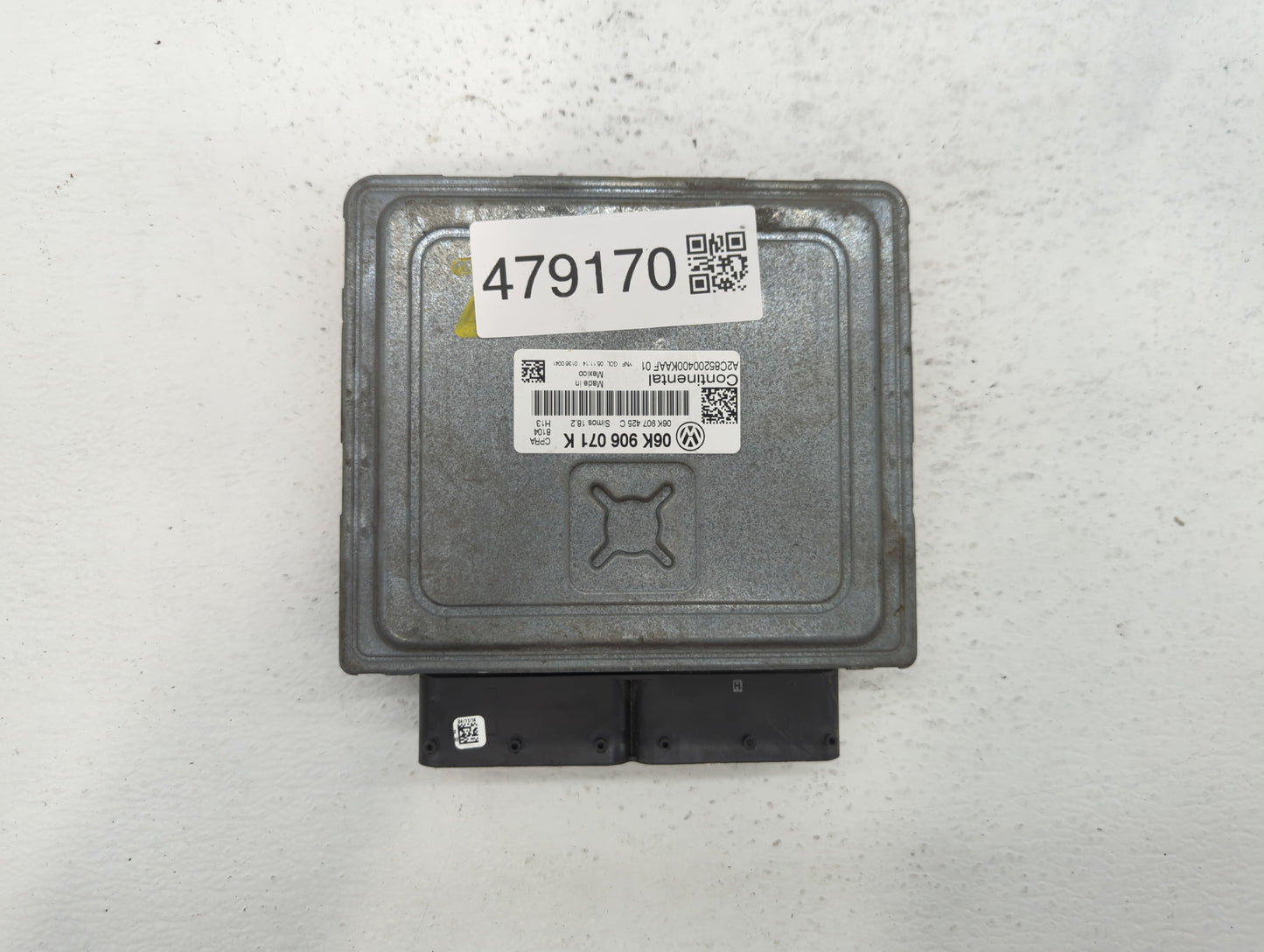 2015 Volkswagen Passat PCM Engine Control Computer ECU ECM PCU OEM P/N:06K 906 071 K Fits OEM Used Auto Parts - Oemusedautop