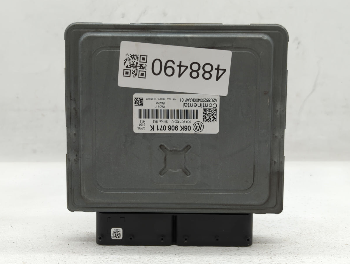 2015 Volkswagen Passat PCM Engine Control Computer ECU ECM PCU OEM P/N:06K 906 071 K OEM Used Auto Parts - Oemusedautoparts1