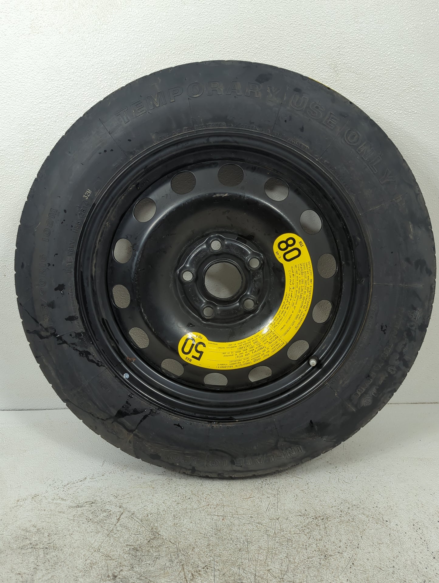 2009-2021 Volkswagen Passat Spare Donut Tire Wheel Rim Oem 5036806 - Oemusedautoparts1.com