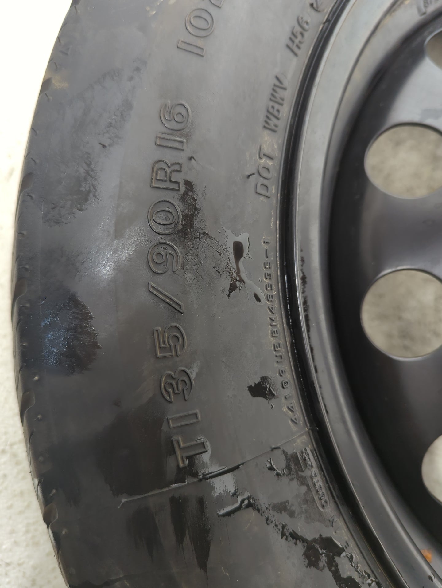 2009-2021 Volkswagen Passat Spare Donut Tire Wheel Rim Oem 5036806 - Oemusedautoparts1.com