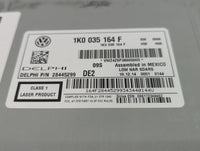 2012-2015 Volkswagen Passat Radio AM FM Cd Player Receiver Replacement P/N:1K0 035 164 F Fits Fits 2011 2012 2013 2014 2015 