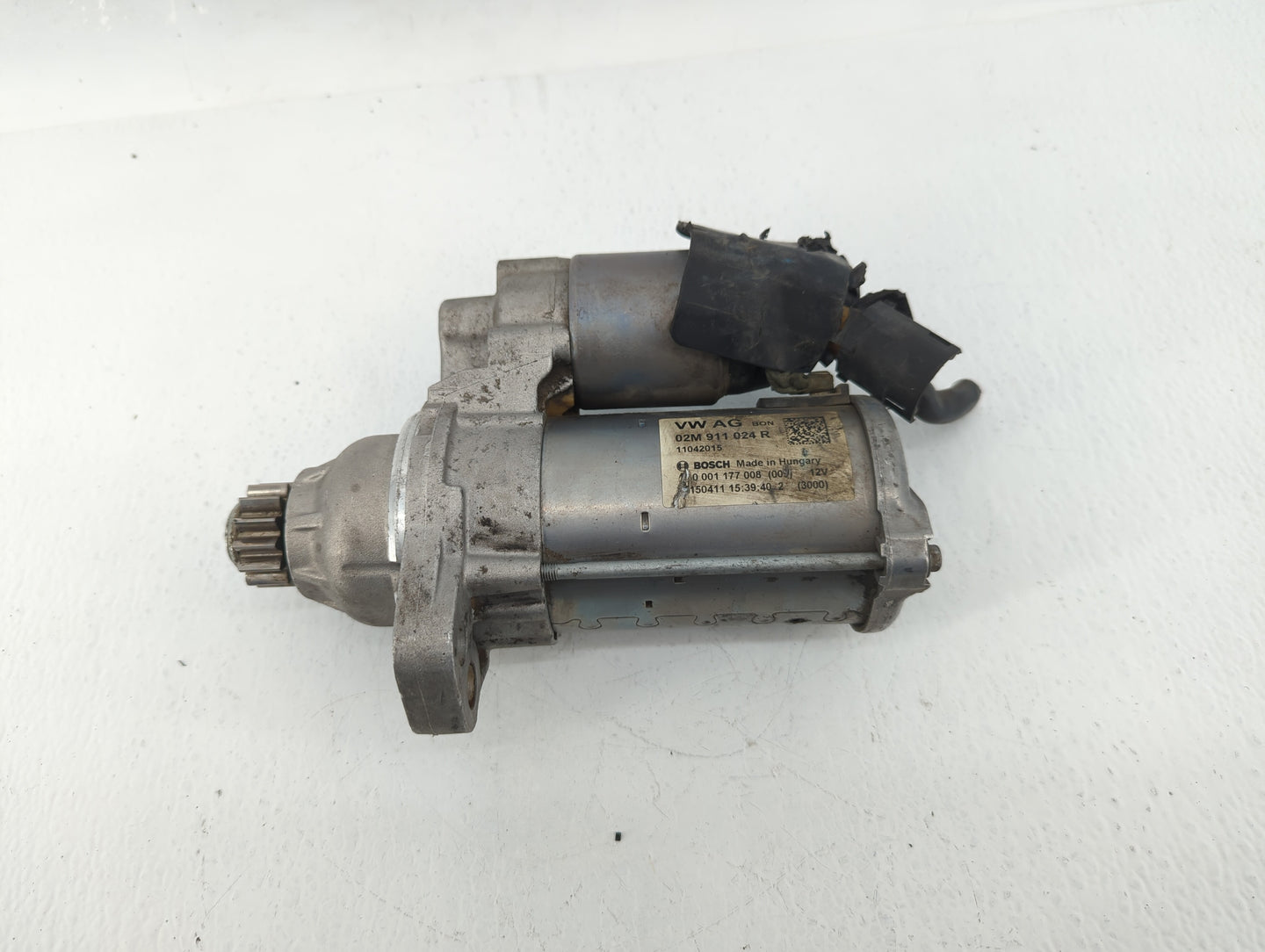 2014-2020 Volkswagen Passat Car Starter Motor Solenoid OEM P/N:02M 911 024 R Fits OEM Used Auto Parts - Oemusedautoparts1.co