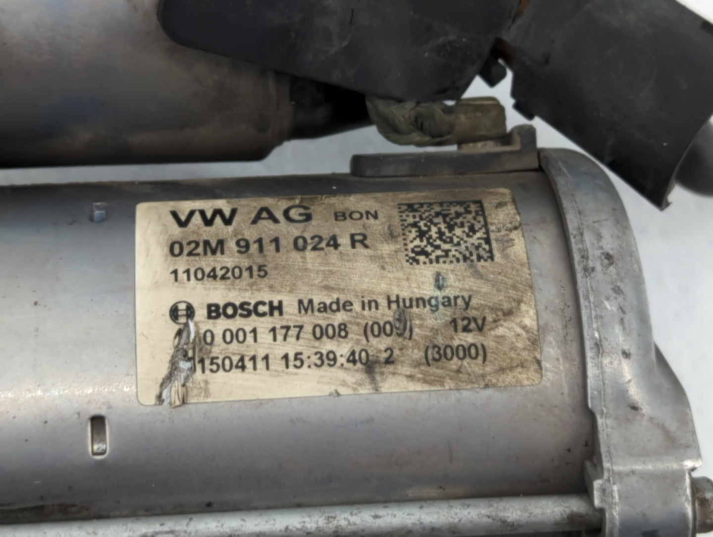 2014-2020 Volkswagen Passat Car Starter Motor Solenoid OEM P/N:02M 911 024 R Fits OEM Used Auto Parts - Oemusedautoparts1.co