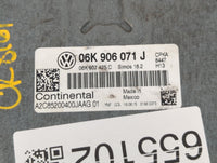 2015 Volkswagen Passat PCM Engine Control Computer ECU ECM PCU OEM P/N:06K 906 071 J Fits OEM Used Auto Parts - Oemusedautop