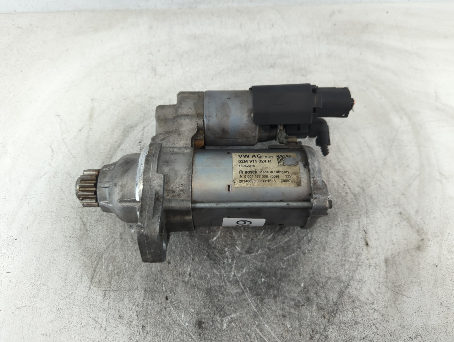 2014-2020 Volkswagen Passat Car Starter Motor Solenoid OEM P/N:02M 911 024 R Fits OEM Used Auto Parts - Oemusedautoparts1.co