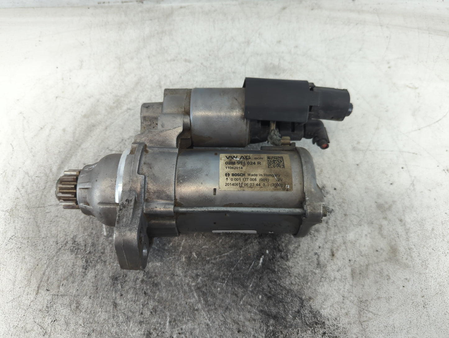 2014-2020 Volkswagen Passat Car Starter Motor Solenoid OEM P/N:02M 911 024 R Fits OEM Used Auto Parts - Oemusedautoparts1.co
