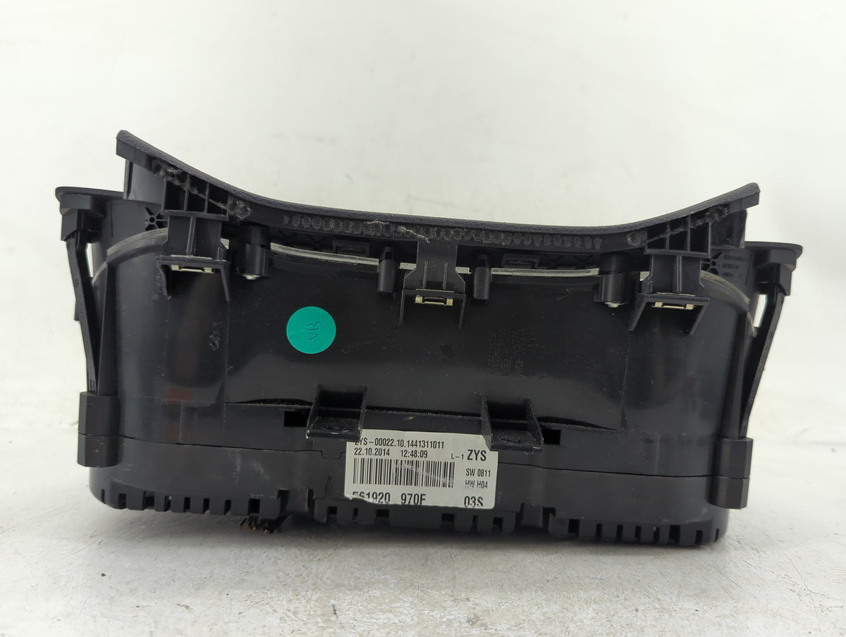 2015 Volkswagen Passat Instrument Cluster Speedometer Gauges P/N:561 920 970 F A2C53219792 Miles:113K Fits OEM Used Auto Par