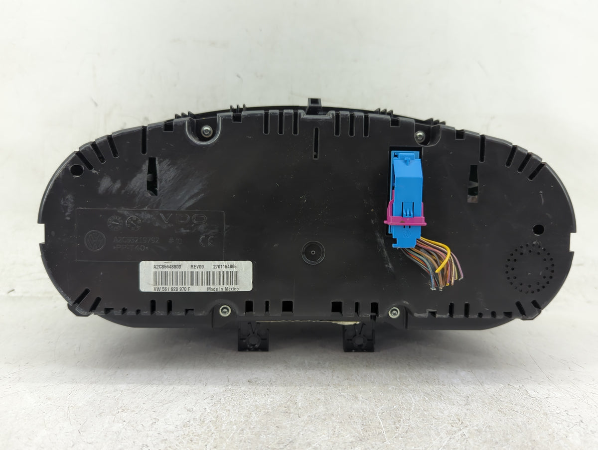 2015 Volkswagen Passat Instrument Cluster Speedometer Gauges P/N:561 920 970 F A2C53219792 Miles:113K Fits OEM Used Auto Par