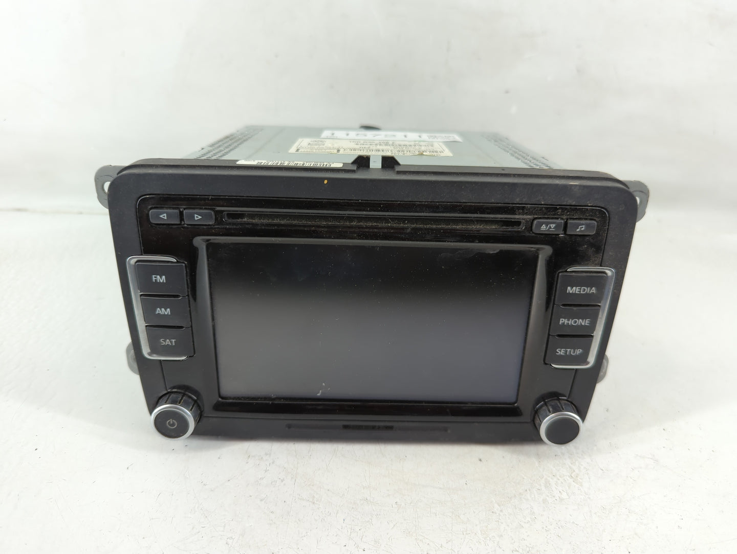2009-2017 Volkswagen Tiguan Radio AM FM Cd Player Receiver Replacement P/N:1K0 035 188 F Fits OEM Used Auto Parts - Oemuseda