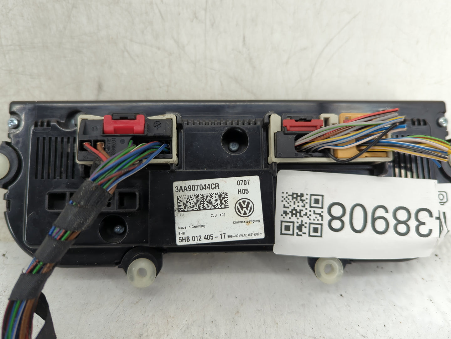 2013-2015 Volkswagen Tiguan Climate Control Module Temperature AC/Heater Replacement P/N:3AA907044CR 5HB012405-17 Fits OEM U