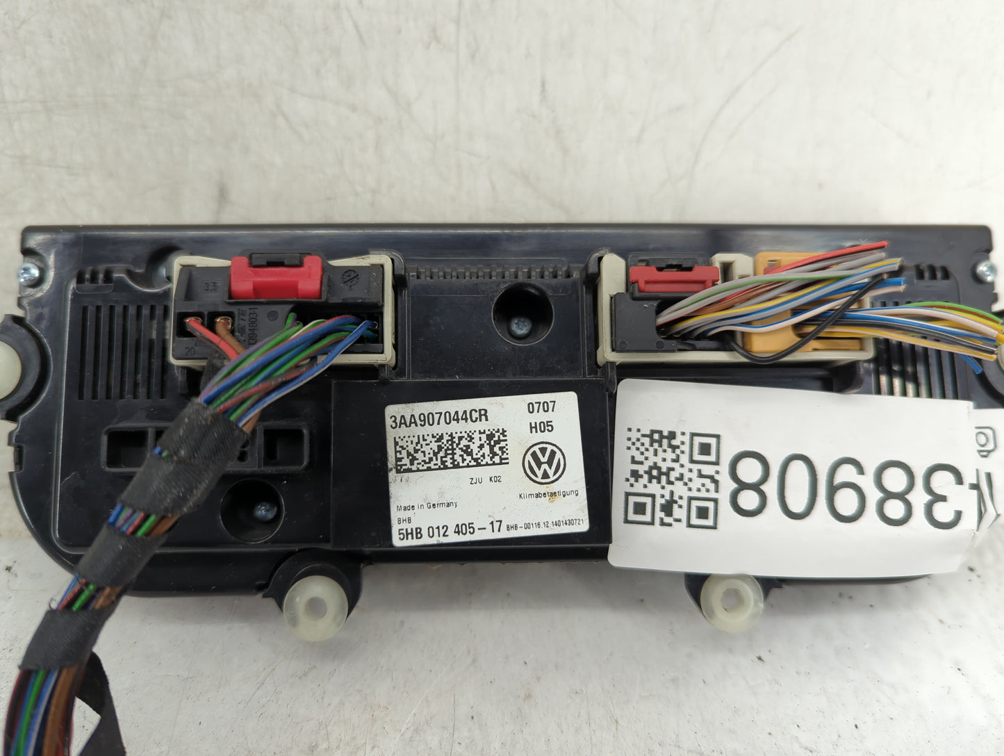 2013-2015 Volkswagen Tiguan Climate Control Module Temperature AC/Heater Replacement P/N:3AA907044CR 5HB012405-17 Fits OEM U