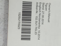 2015 Volkswagen Tiguan Owners Manual Book Guide P/N:152.5U1.TIG.23 1525U1TIG23 OEM Used Auto Parts - Oemusedautoparts1.com