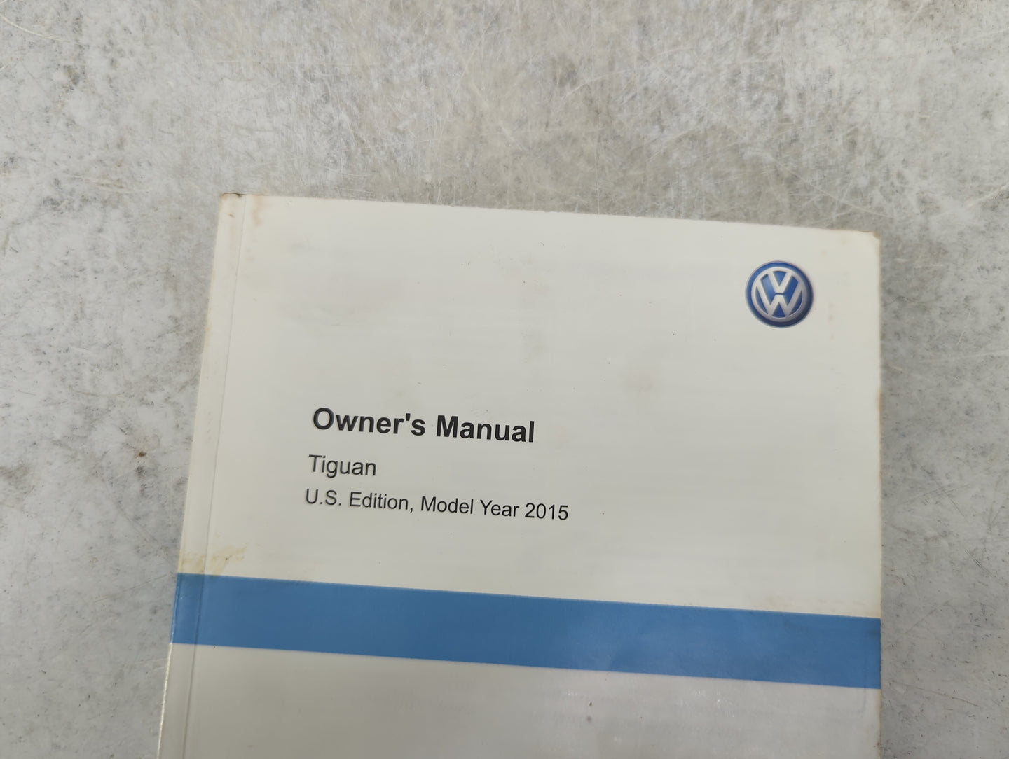 2015 Volkswagen Tiguan Owners Manual Book Guide P/N:152.5U1.TIG.23 1525U1TIG23 OEM Used Auto Parts - Oemusedautoparts1.com