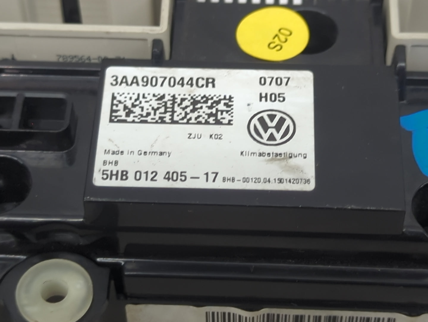 2013-2015 Volkswagen Tiguan Climate Control Module Temperature AC/Heater Replacement P/N:3AA907044CR 5HB01240517 Fits OEM Us