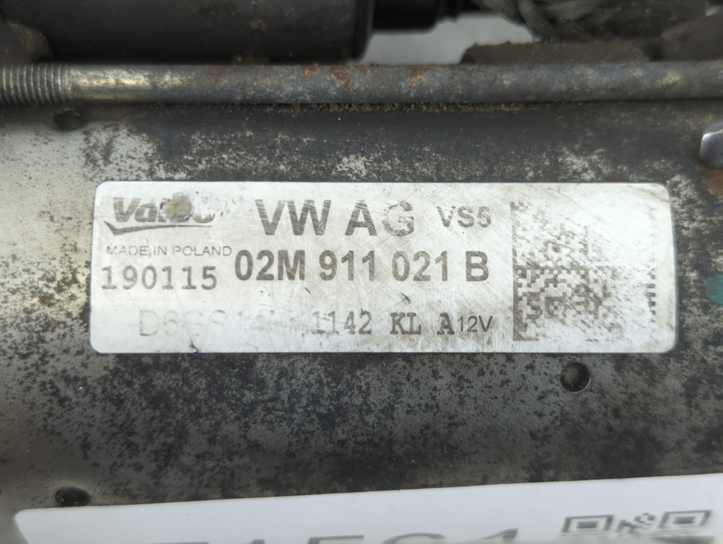 2009-2017 Volkswagen Tiguan Car Starter Motor Solenoid OEM P/N:02M 911 021 B Fits OEM Used Auto Parts - Oemusedautoparts1.co