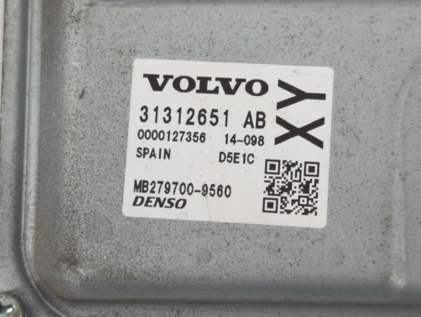 2013-2016 Volvo S60 PCM Engine Control Computer ECU ECM PCU OEM P/N:MB279700-9560 31312651 AB Fits Fits 2013 2014 2015 2016 